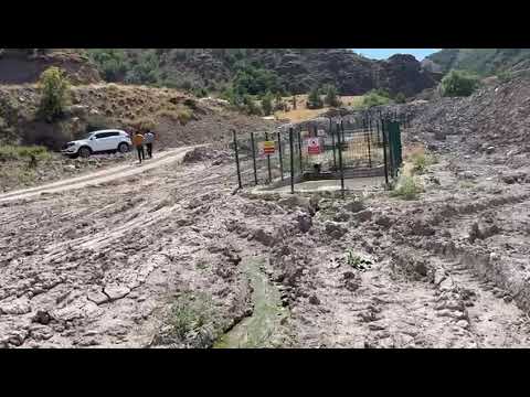 Bingöl'de ekolojik talan: Maden atıkları Peri Nehri'ne karışıyor