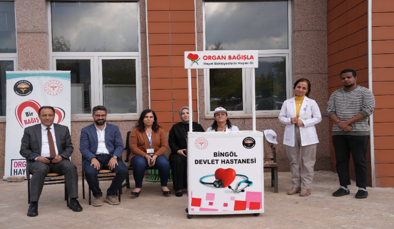 Bingöl Üniversitesi’ne organ bağışı standı kuruldu