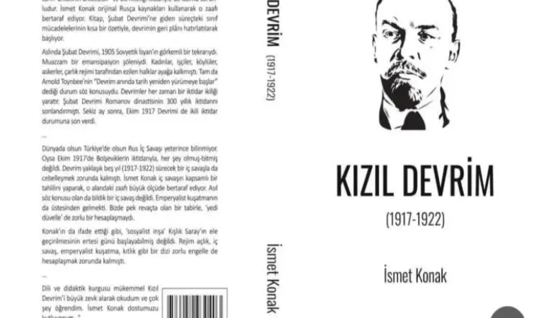 Dr. İsmet Konak’tan yeni kitap: ‘Kızıl Devrim (1917-1922)’