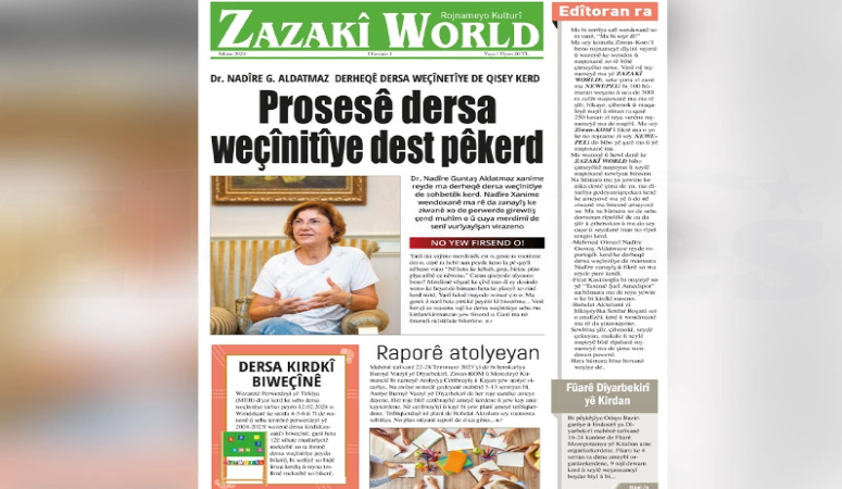 Zazakî World Gazetesi Diyarbakır’da yayın hayatına başladı