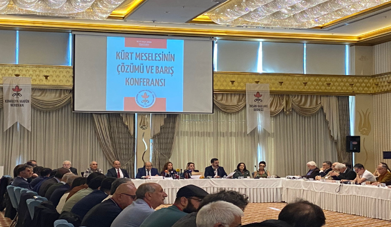 ‘Kürt Meselesinin Çözümü ve Barış Konferansı’nın 1’nci oturumu tamamlandı