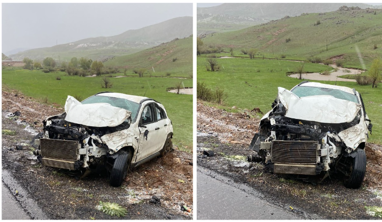 Bingöl Karlıova’da trafik kazası: Bir yaralı