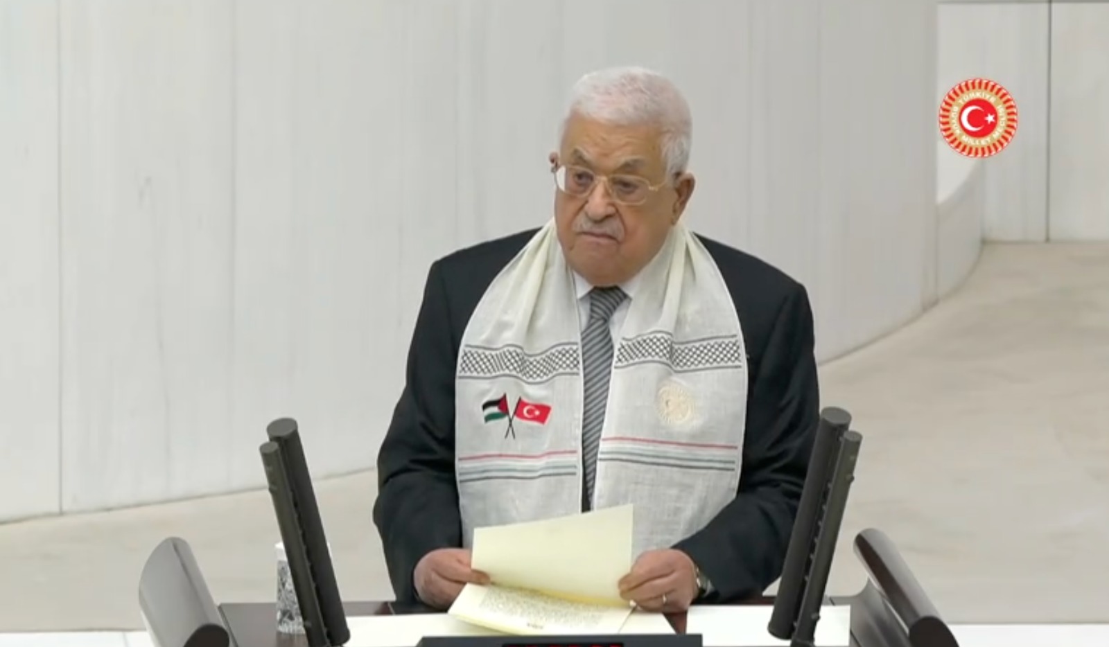 Mahmud Abbas TBMM’de olağanüstü oturumda konuştu