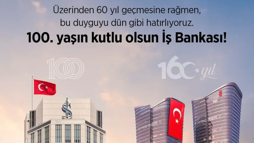 Ziraat Bankası, İş Bankası’nın 100. yılını esprili bir şekilde kutladı