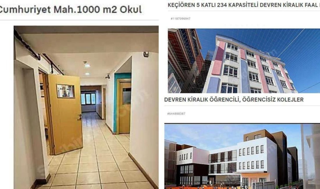 Özel okullar için emlak