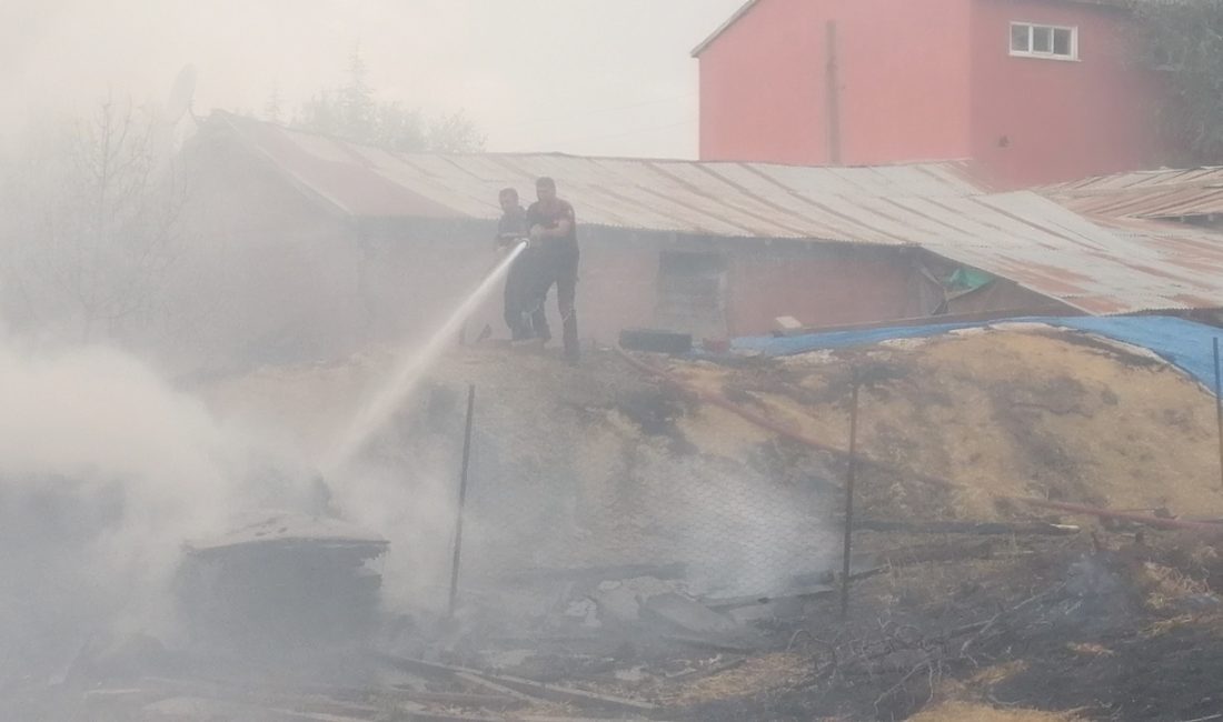 Bingöl’ün Simani Mahallesi’nde yangın