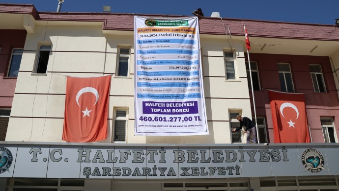 Halfeti Belediyesi’ne 8 yıl