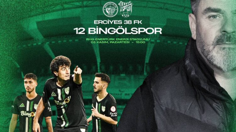 Lider 12 Bingölspor, Erciyes 38 Deplasmanında: Hedef 3 Puan