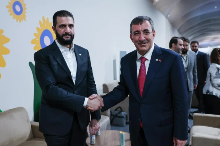 Cevdet Yılmaz, Ahmed Şara ile Bir Araya Geldi