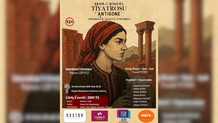 Bingöl'de Zazaca Antigone Sahnelenecek