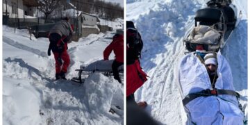 Bingöl’de kış mesaisi: AKUT ekipleri yatalak hastayı kar motoruyla kurtardı