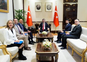 Cevdet Yılmaz, ABD Büyükelçisi Barrack ile Bir Araya Geldi