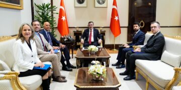 Cevdet Yılmaz, ABD Büyükelçisi Barrack ile Bir Araya Geldi