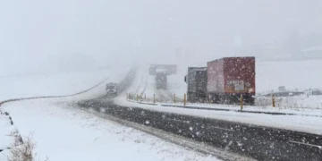 Bingöl-Erzurum Karayolu Yoğun Kar Yağışı ve Tipi Nedeniyle Trafiğe Kapatıldı