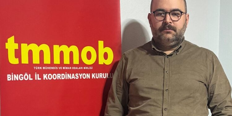 TMMOB Bingöl İKK Sekreteri Canfidal Boldaş Uyardı: "Bingöl Depreme Hazır Değil!"