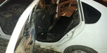 Bingöl'de kundaklama: Genç'te otomobili ateşe verip kaçtılar