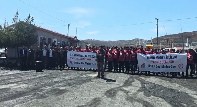 Bingöl’de maden işçileri direniyor: 'İşten çıkarmalara son verin'
