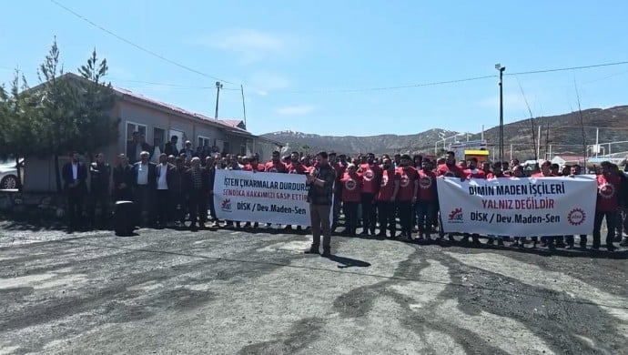 Bingöl’de maden işçileri direniyor: 'İşten çıkarmalara son verin'