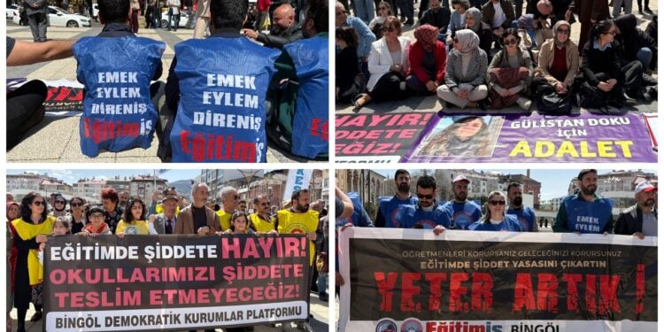 Bingöl’de okullarda artan şiddete karşı kitlesel eylem: 'Şiddet münferit değil, sistematiktir'