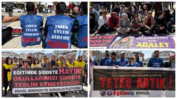 Bingöl’de okullarda artan şiddete karşı kitlesel eylem: 'Şiddet münferit değil, sistematiktir'