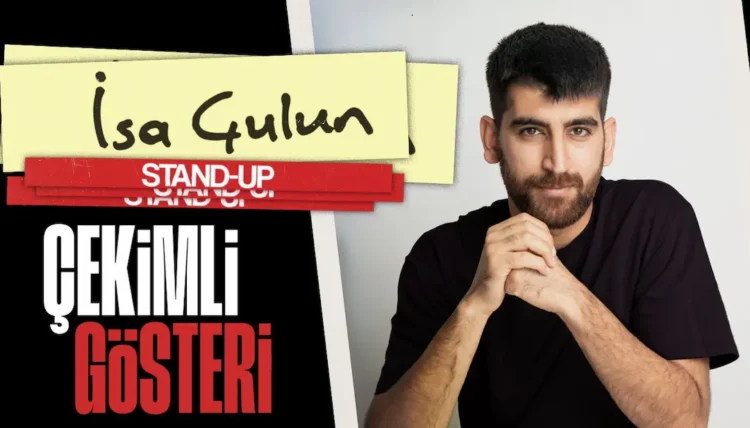 Bingöllü komedyen İsa Çulun 'çekimli gösteri' için İstanbul sahnesinde
