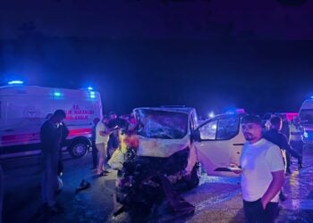 Bingöl’de ata çarpan panelvan devrildi: 1 ölü, 2 yaralı