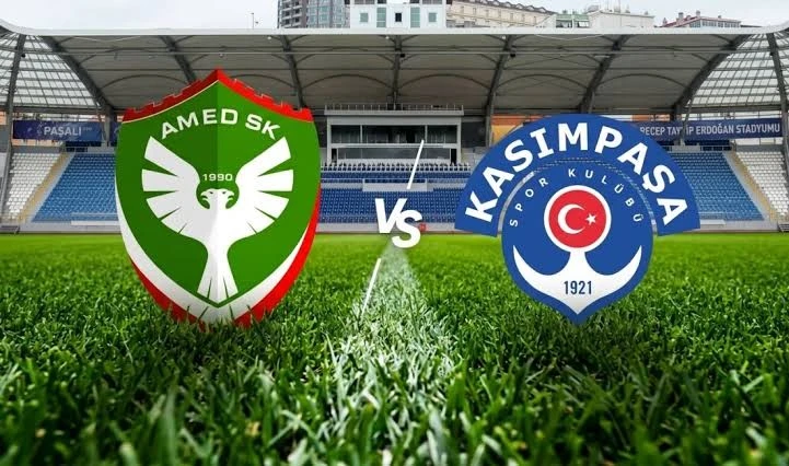 Amedspor, Kasımpaşa'ya konuk oluyor: İlk 11'ler belli oldu