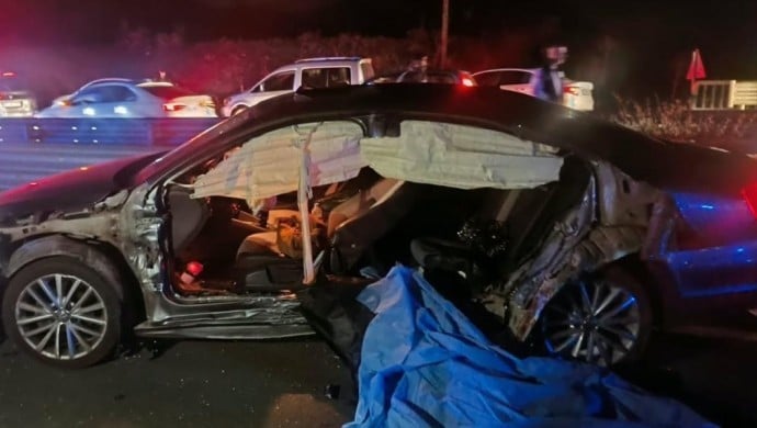Genç Köprüsü’nde feci kaza: 2 ölü, 2 yaralı